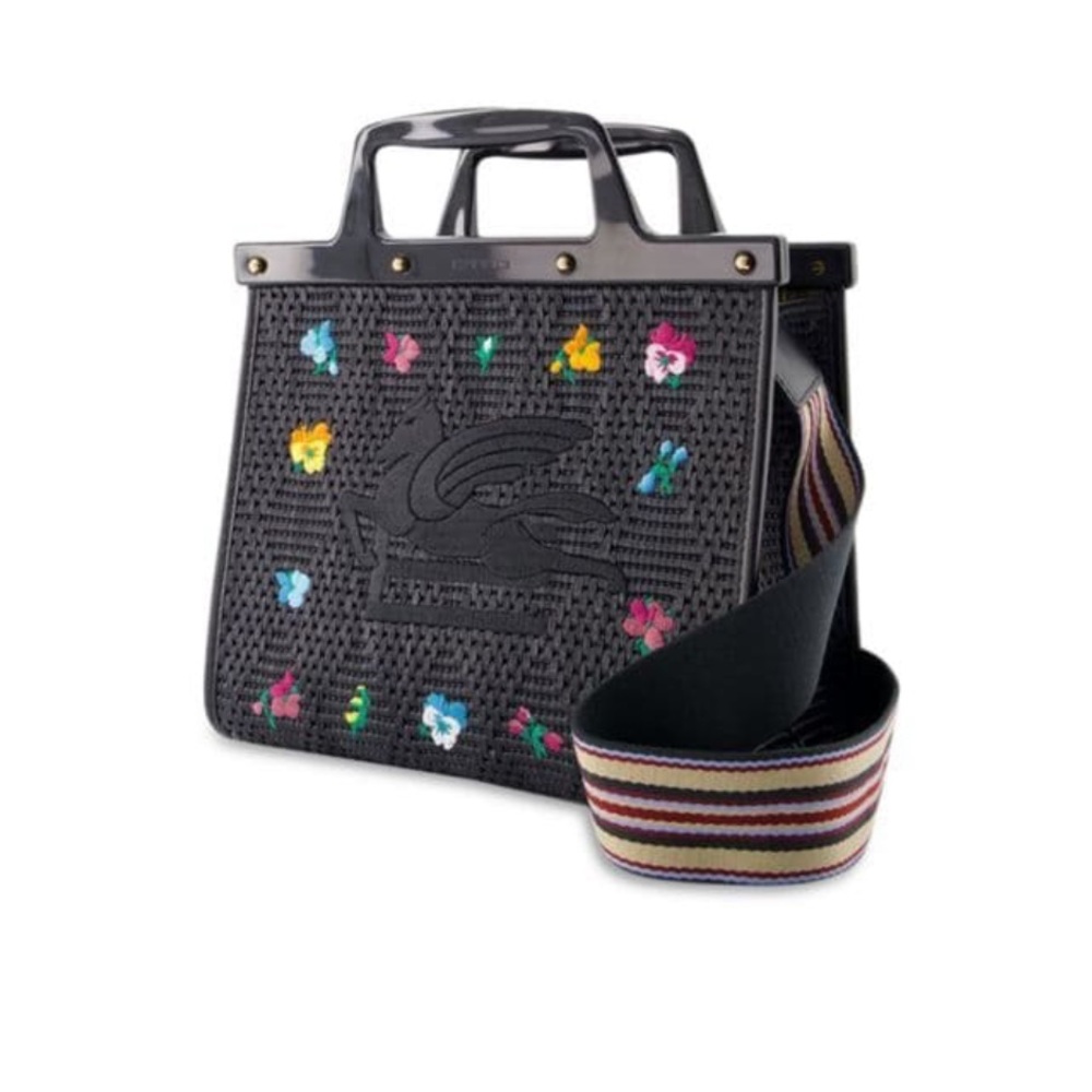 Love Trotter Bag - Etro - Leather - Black
